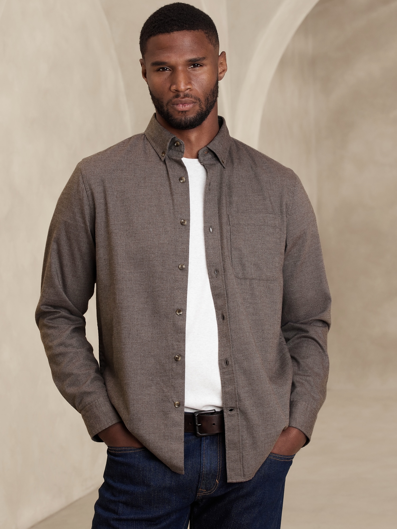 Slim Frosted Mélange Shirt