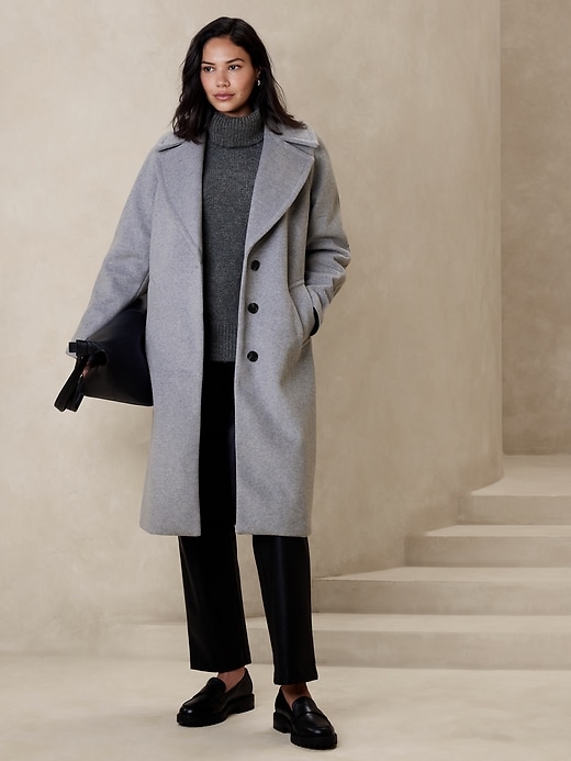 Faux Alpaca Coat | Banana Republic Factory