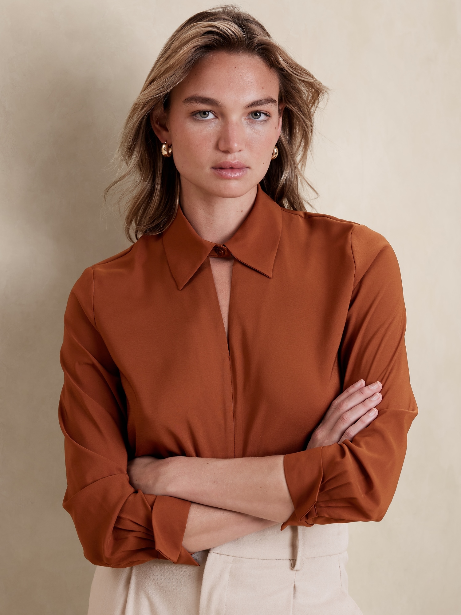 Essential Collared Blouse