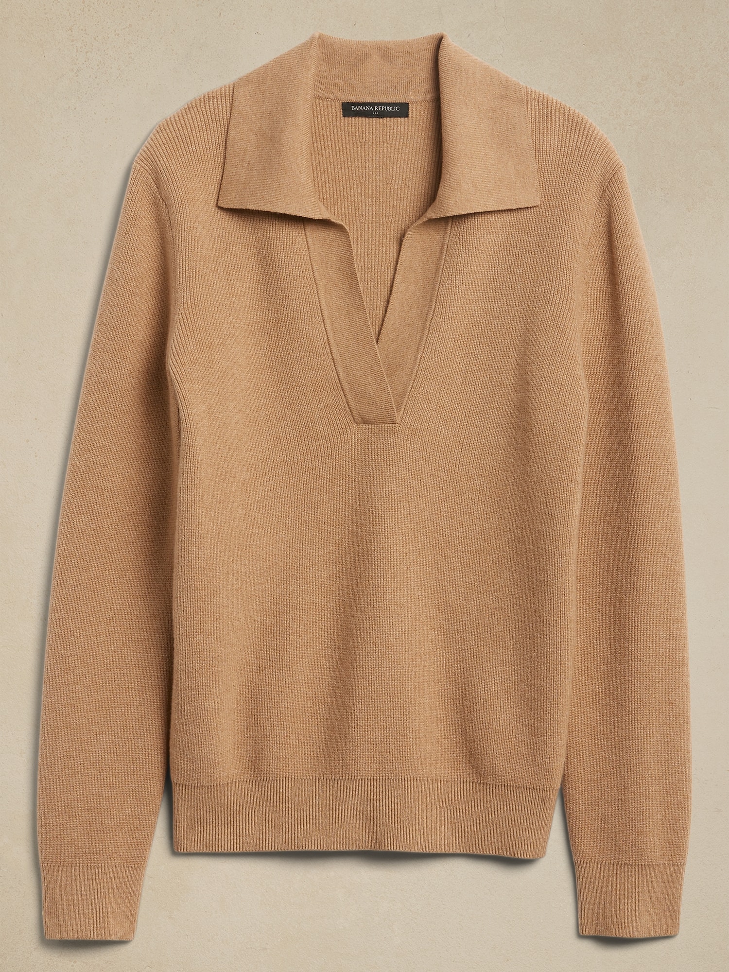 Johnny-Collar Sweater