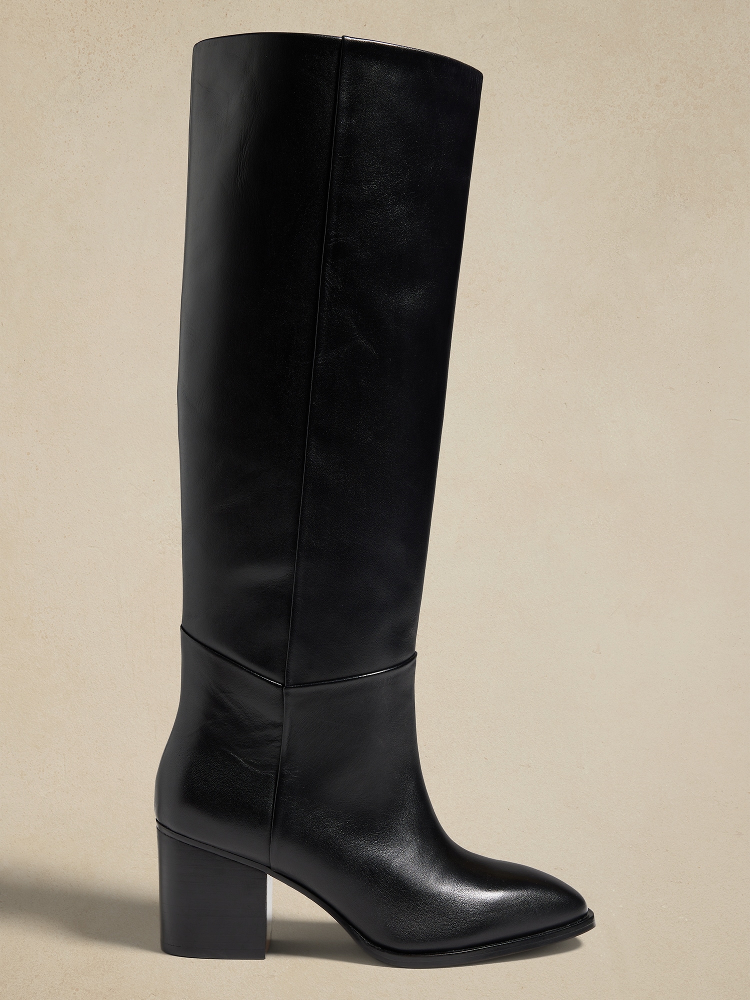Leather Tall Shaft Boot