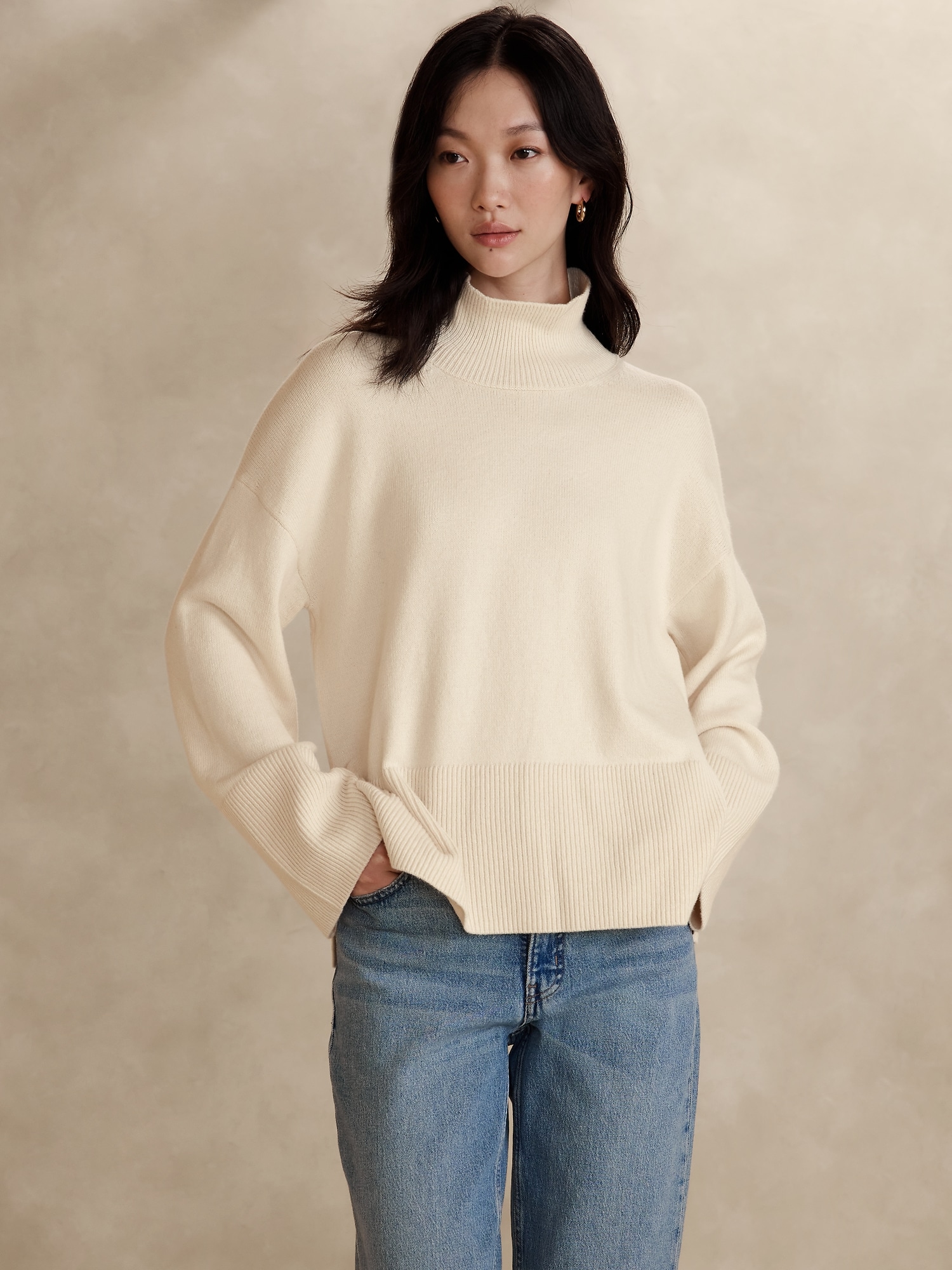Long Turtleneck Sweater