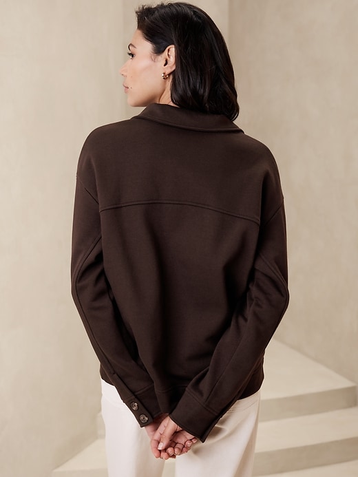 トップス 90~00s BANANA REPUBLIC fleece polo shirt 90s-00s BANANA REPUBLIC fleece polo shirt