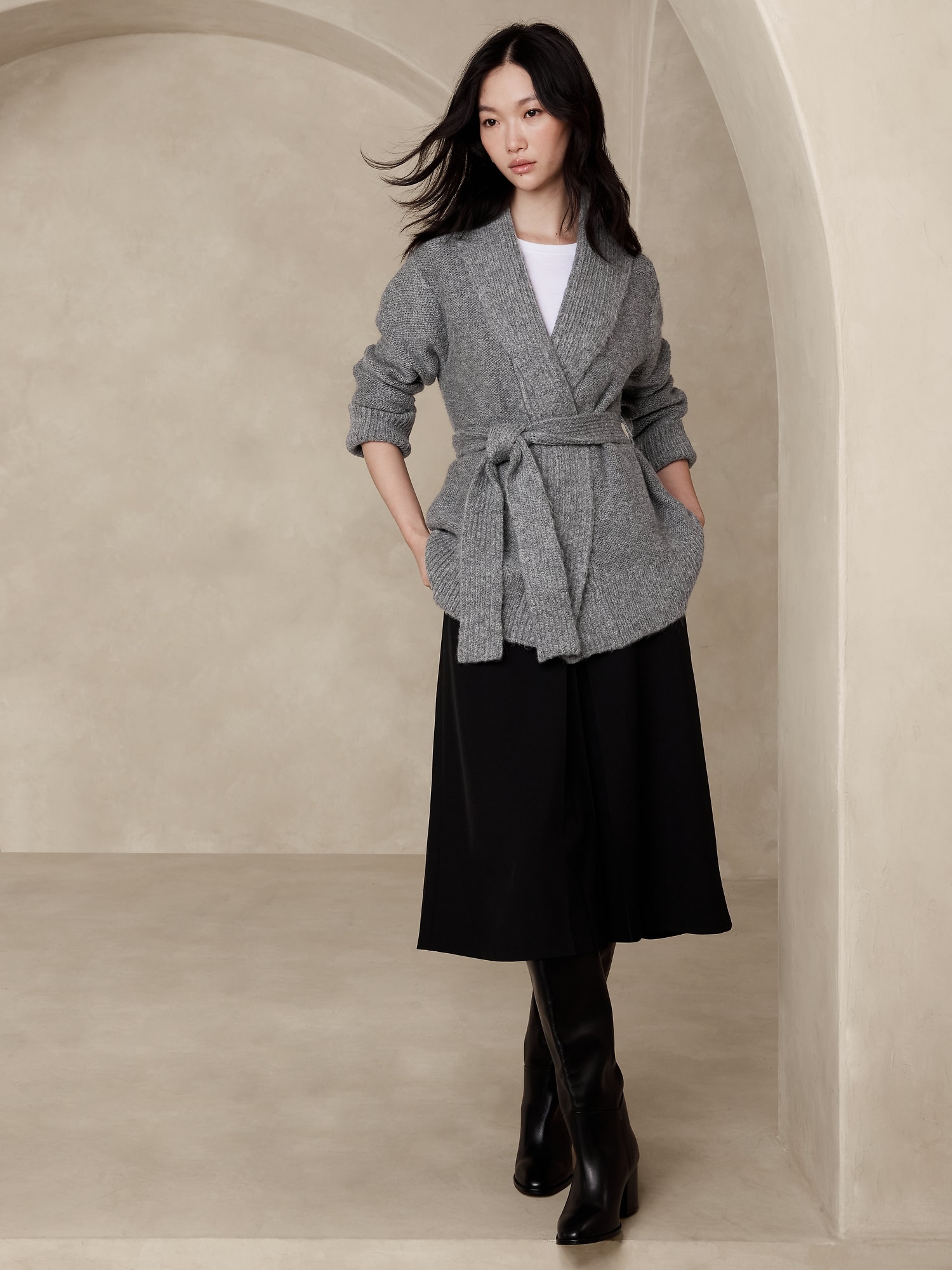 Tie-Front Cardigan