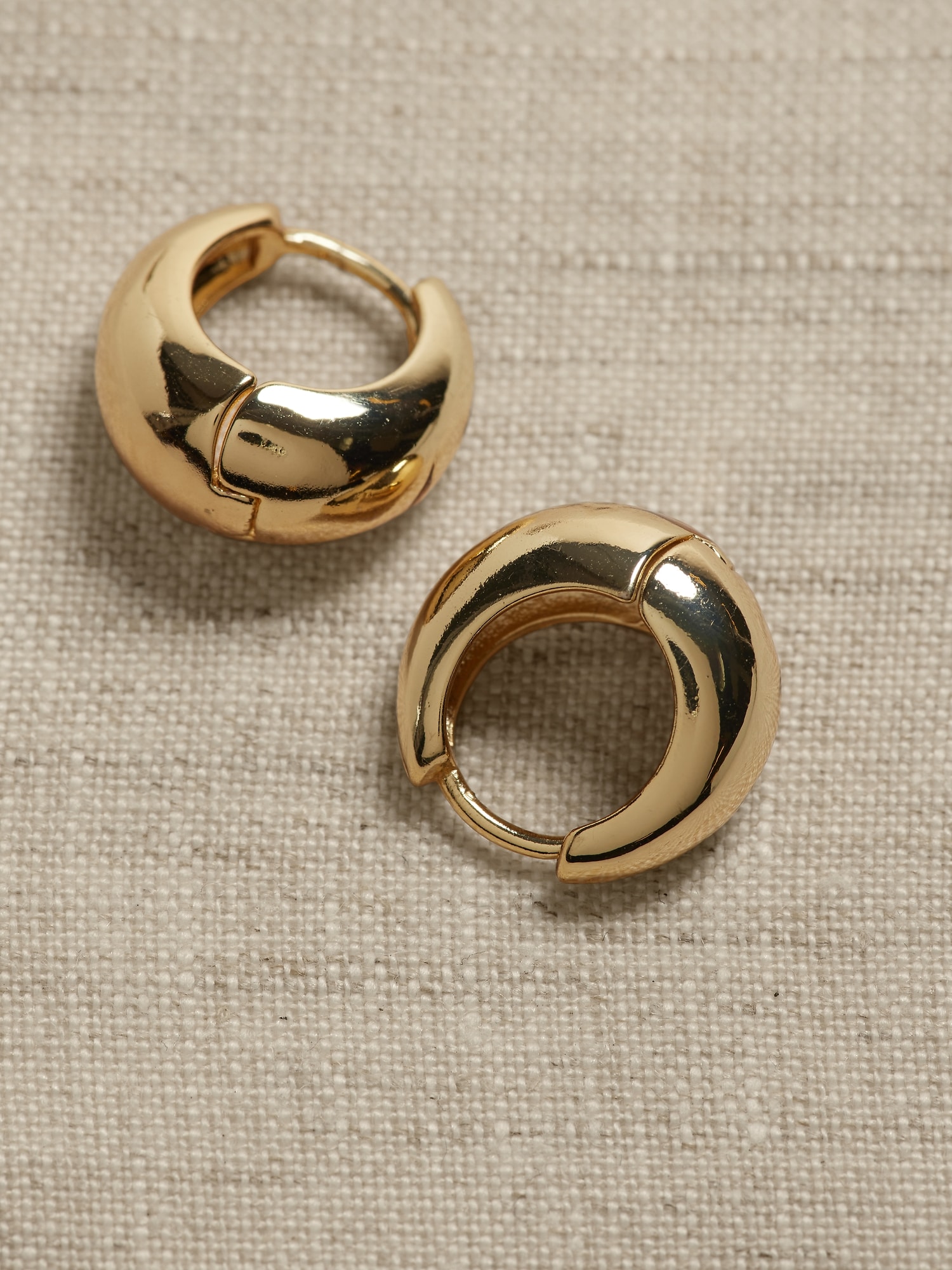 14k Gold Plated Hoop Earrings