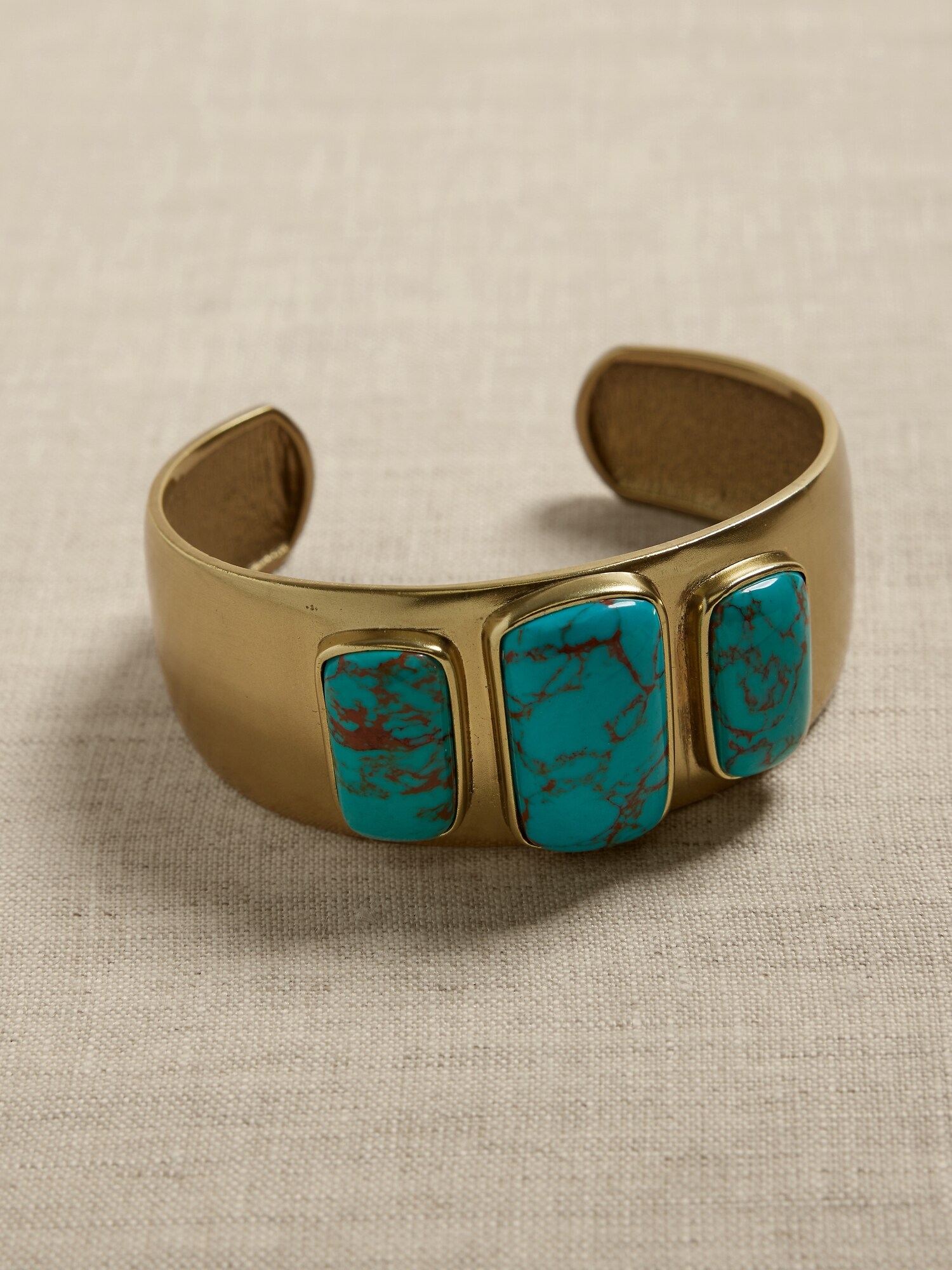 Turquoise Stone Cuff Bracelet Banana Republic Factory