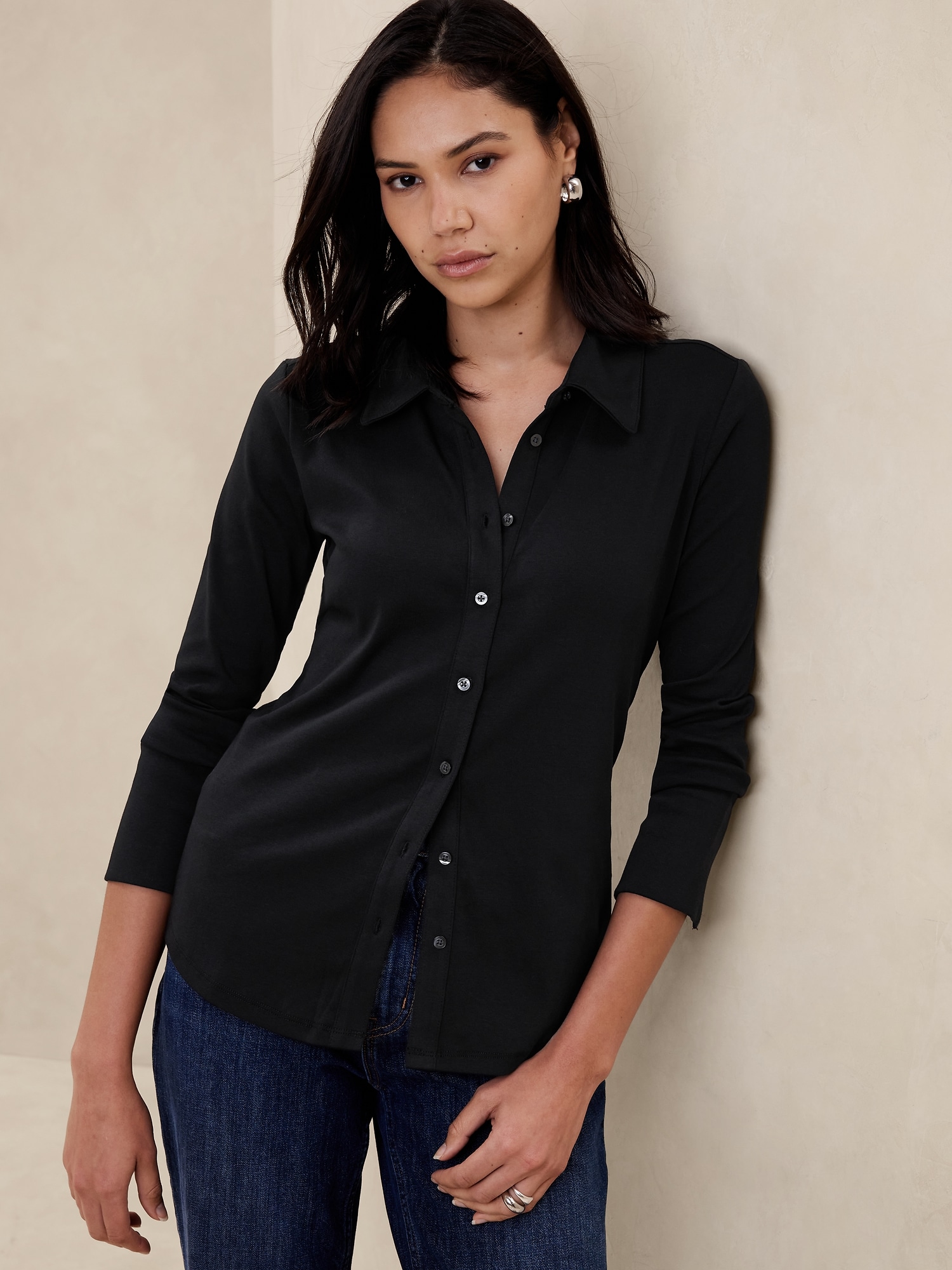 Refined Ribbed Shirt