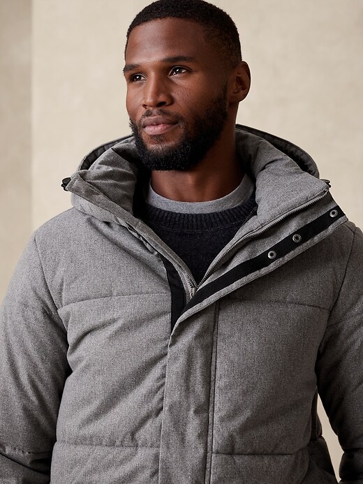 Hooded Puffer Jacket | Banana Republic Factory