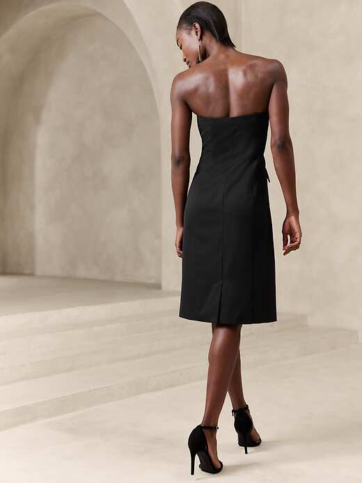 Tuxedo Knee-Length Dress | Banana Republic Factory