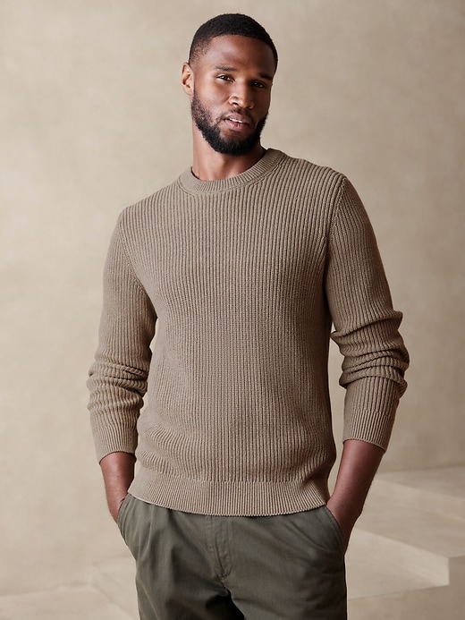 Elbow patch sweater mens best sale