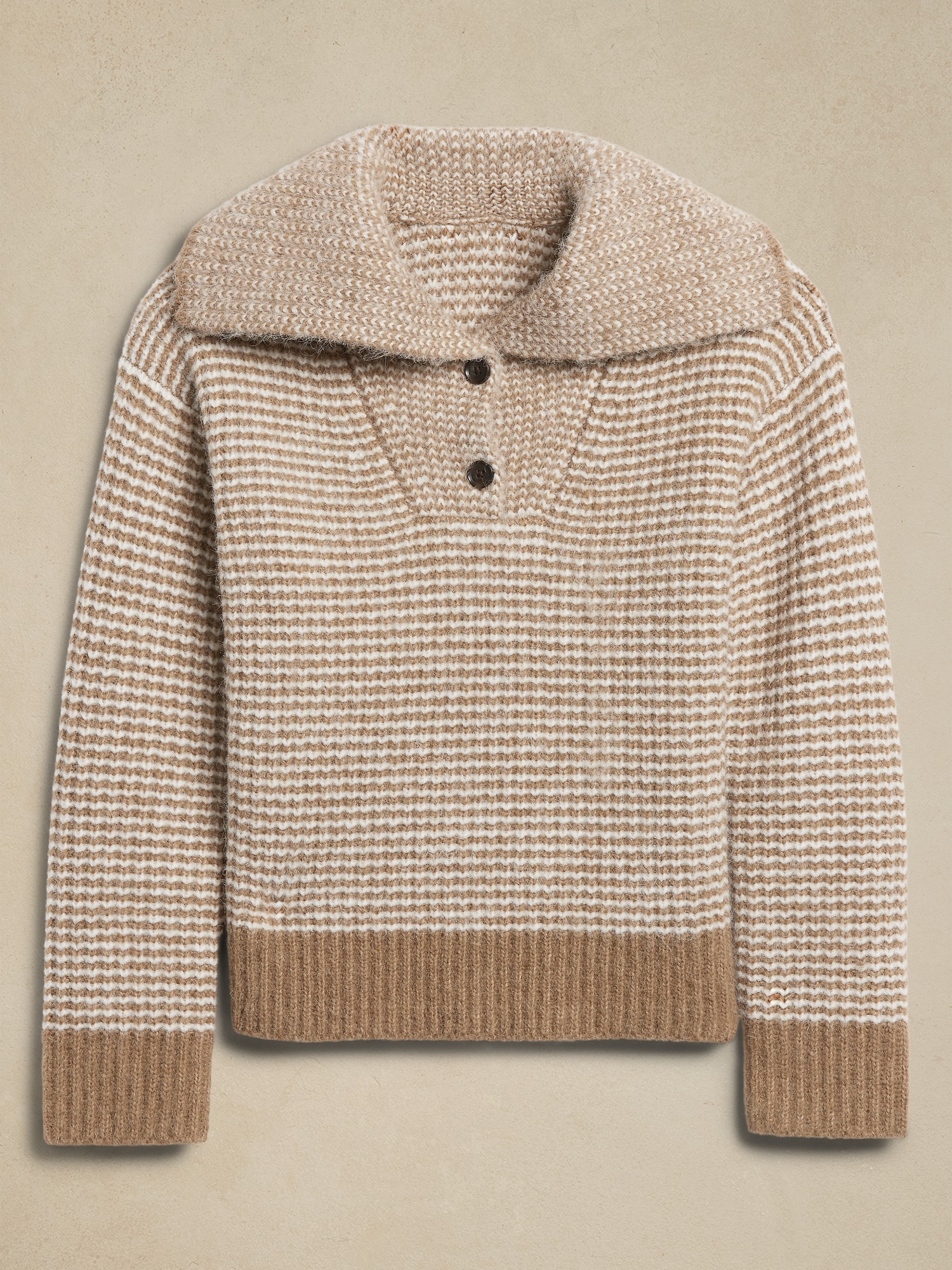 Wide-Collar Sweater
