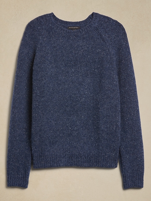 Tweed Crew-Neck Sweater