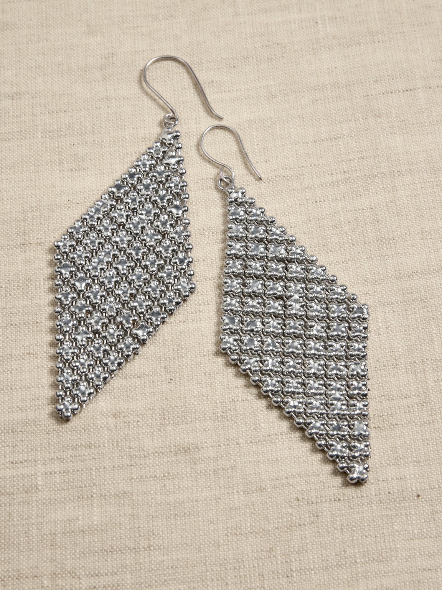 Fluid Chain Diamond Earrings &#124 Aureus + Argent