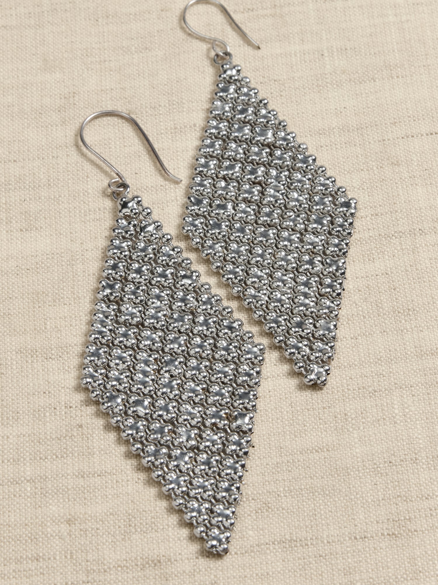 Fluid Chain Diamond Earrings &#124 Aureus + Argent