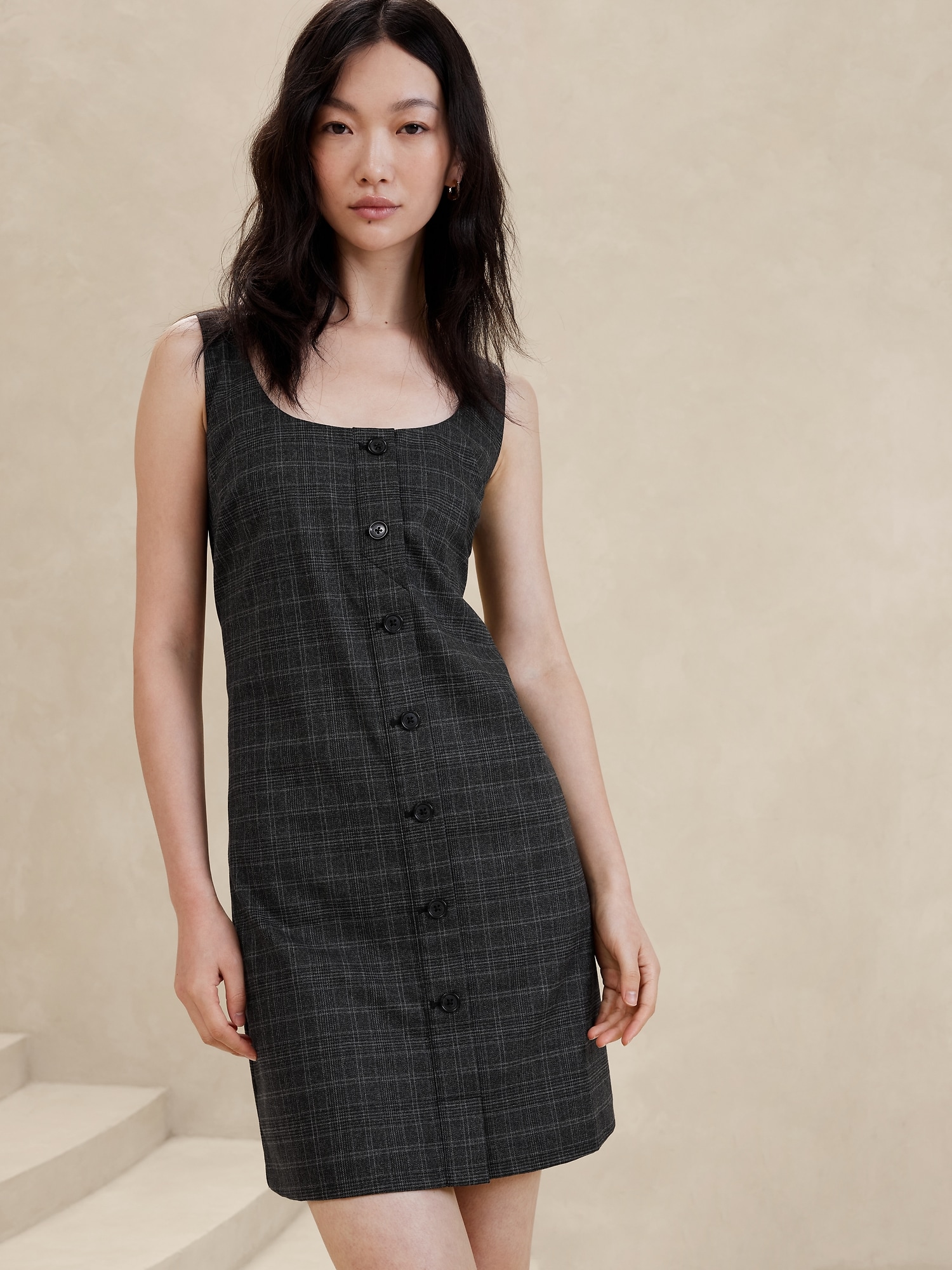 Image number 3 showing, Herringbone Mini Dress