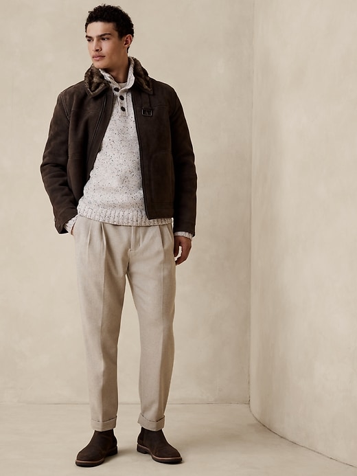 Heritage Wool-Blend Pant | Banana Republic Factory