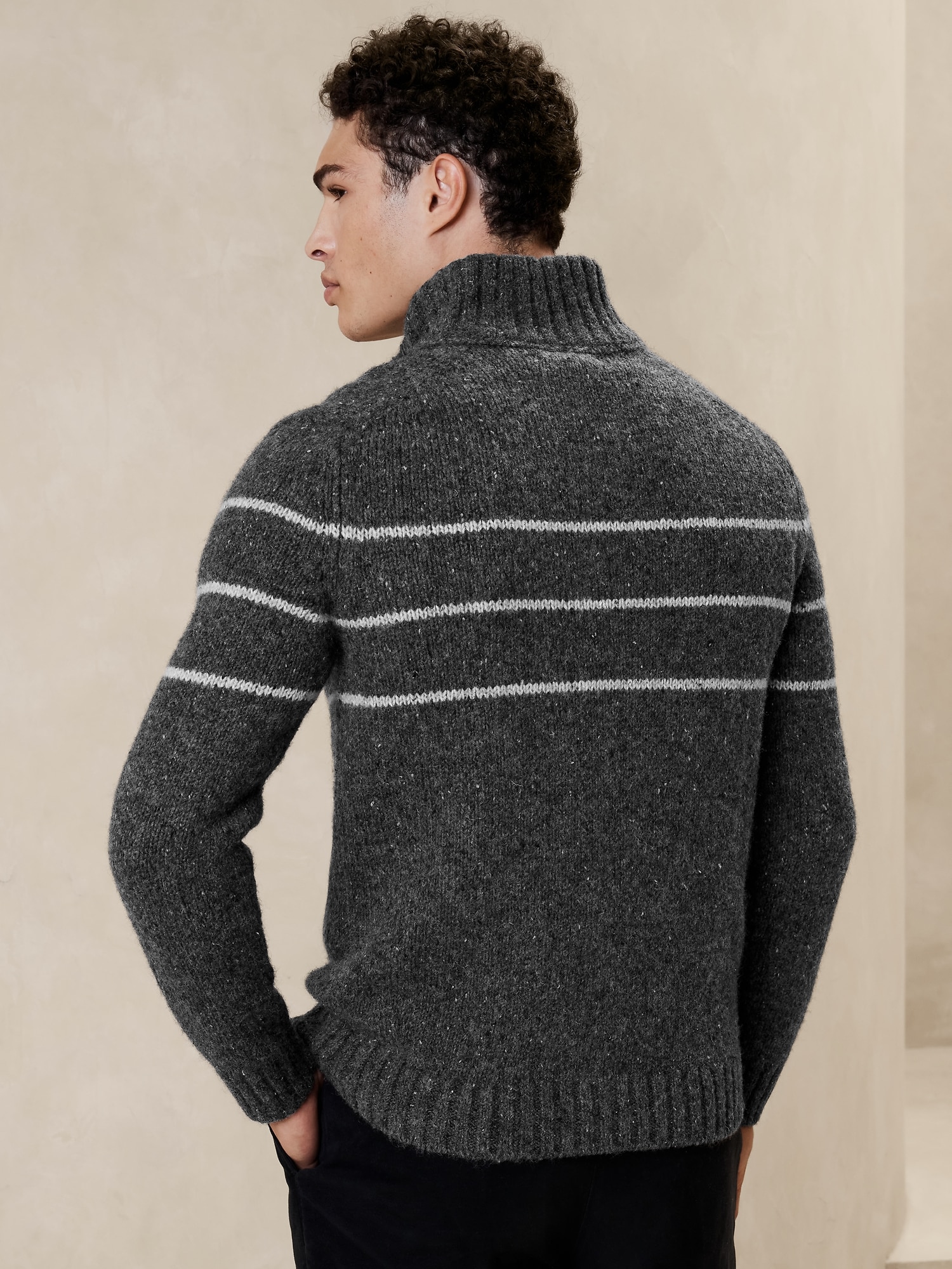 Tweed Striped Sweater | Banana Republic Factory
