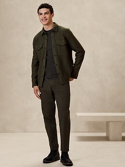 Boucle Shirt Jacket | Banana Republic Factory