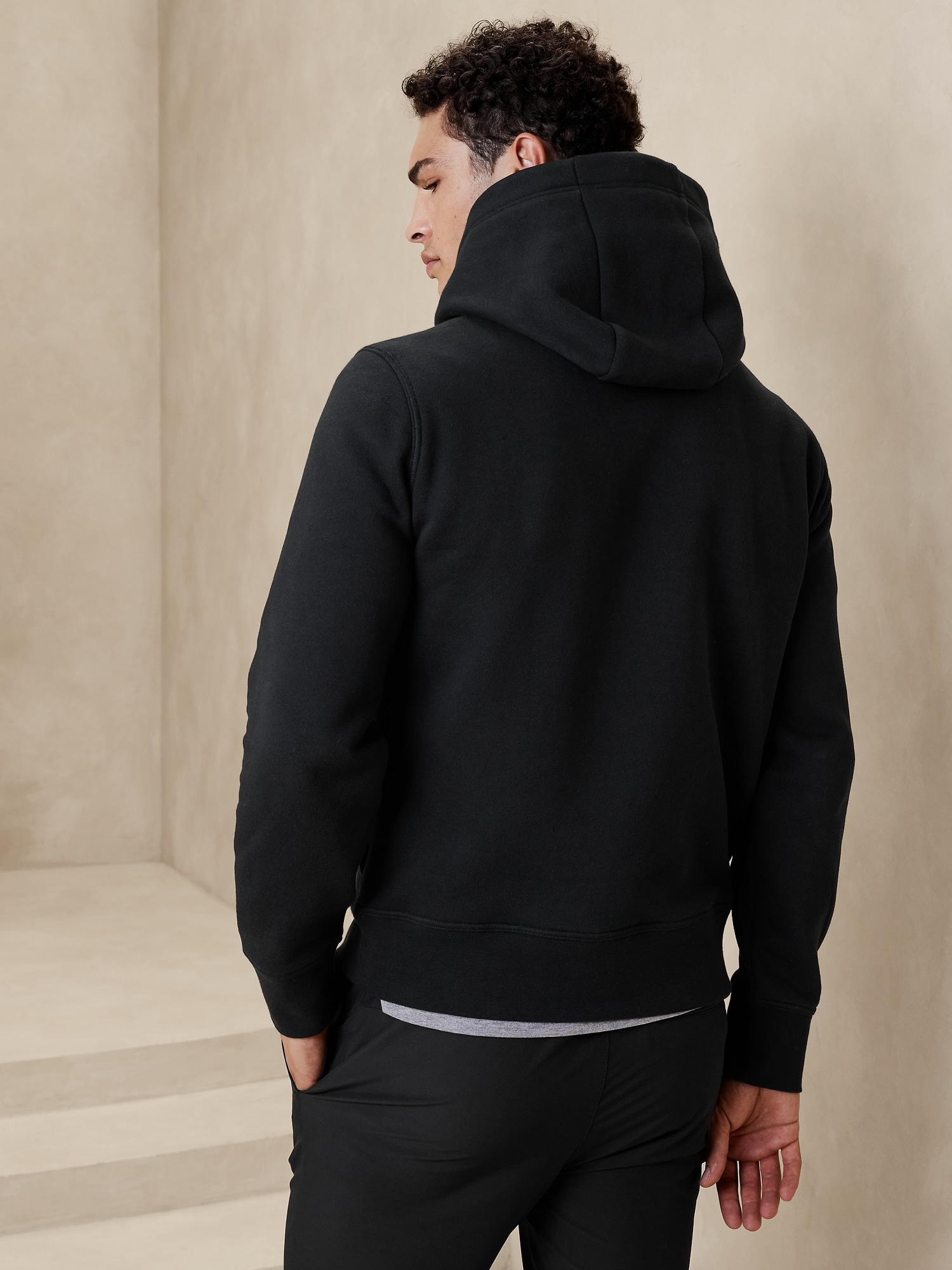 Modern fleece best sale hoodie banana republic