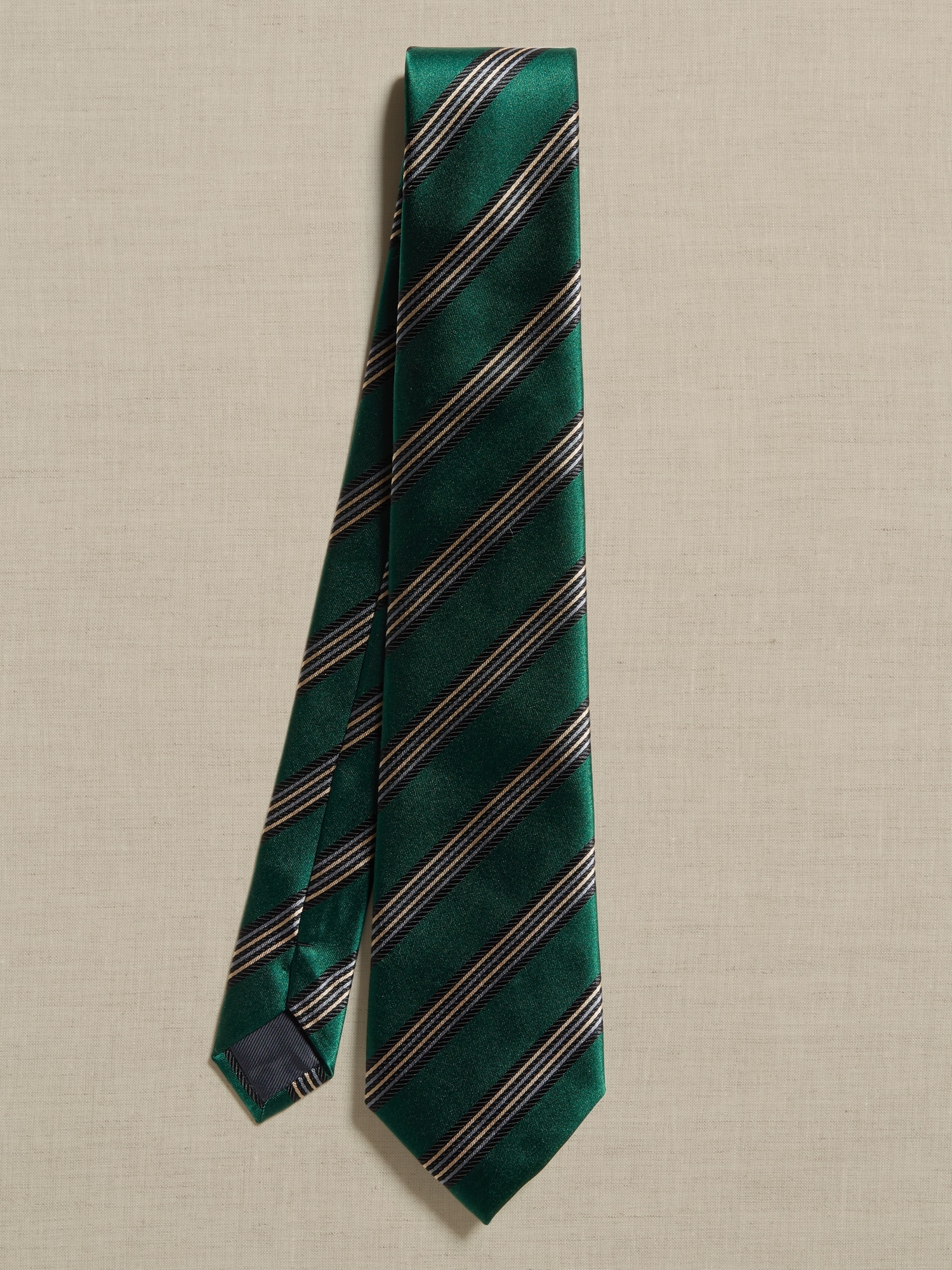 Silk-Blend Diagonal Tie