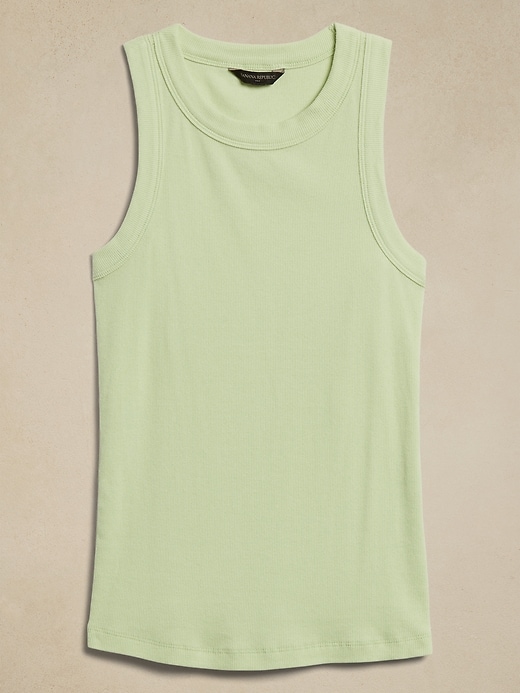 Ribbed Racer Tank | Banana Republic Factory
