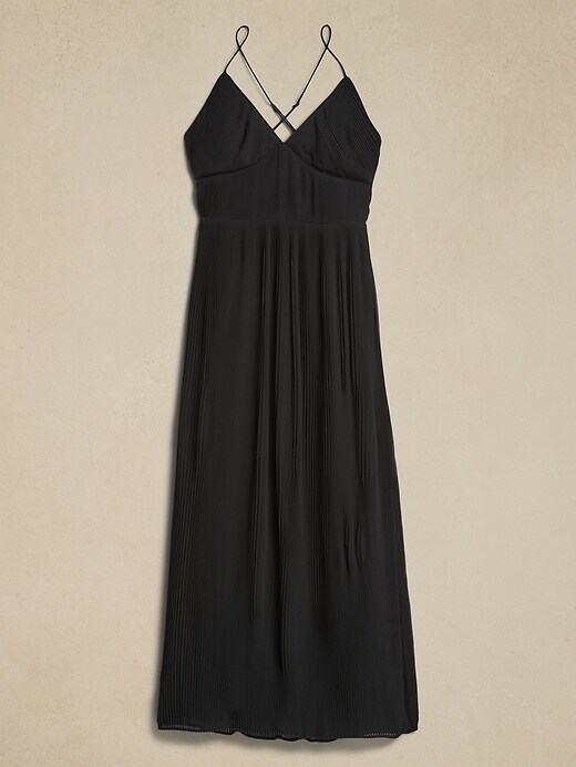 black and cream wedding dresses Black Sleeveless A-Line Midi Dress With 3D Floral Skirt