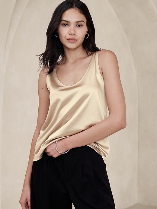 Satin Tank Top