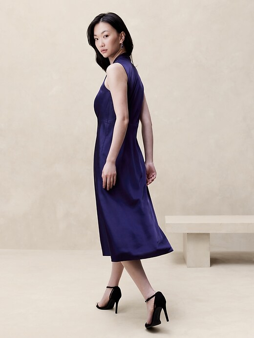 shirt knit dress Tulle Trim Knit Dress main image 0