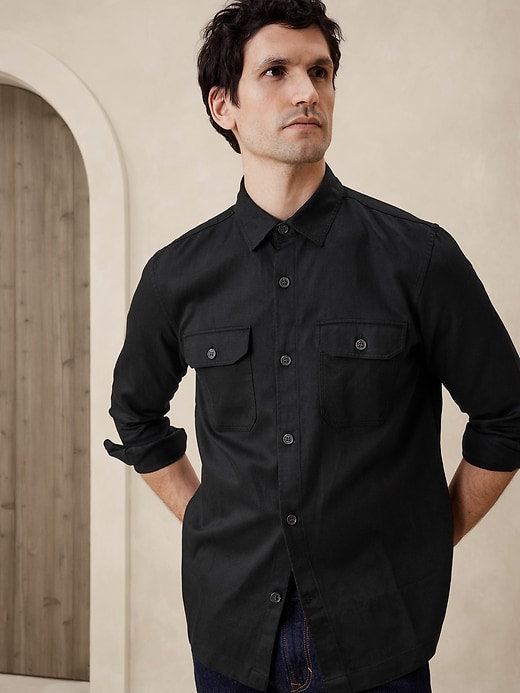 トップス Shiun CUPRO FIBRIL UTILITY SHIRT shiun(シウン) ONLINE STORE / CUPRO FIBRIL UTILITY SHIRT