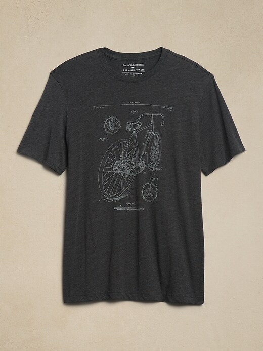 Bicycle Diagram Graphic T-Shirt | Banana Republic Factory