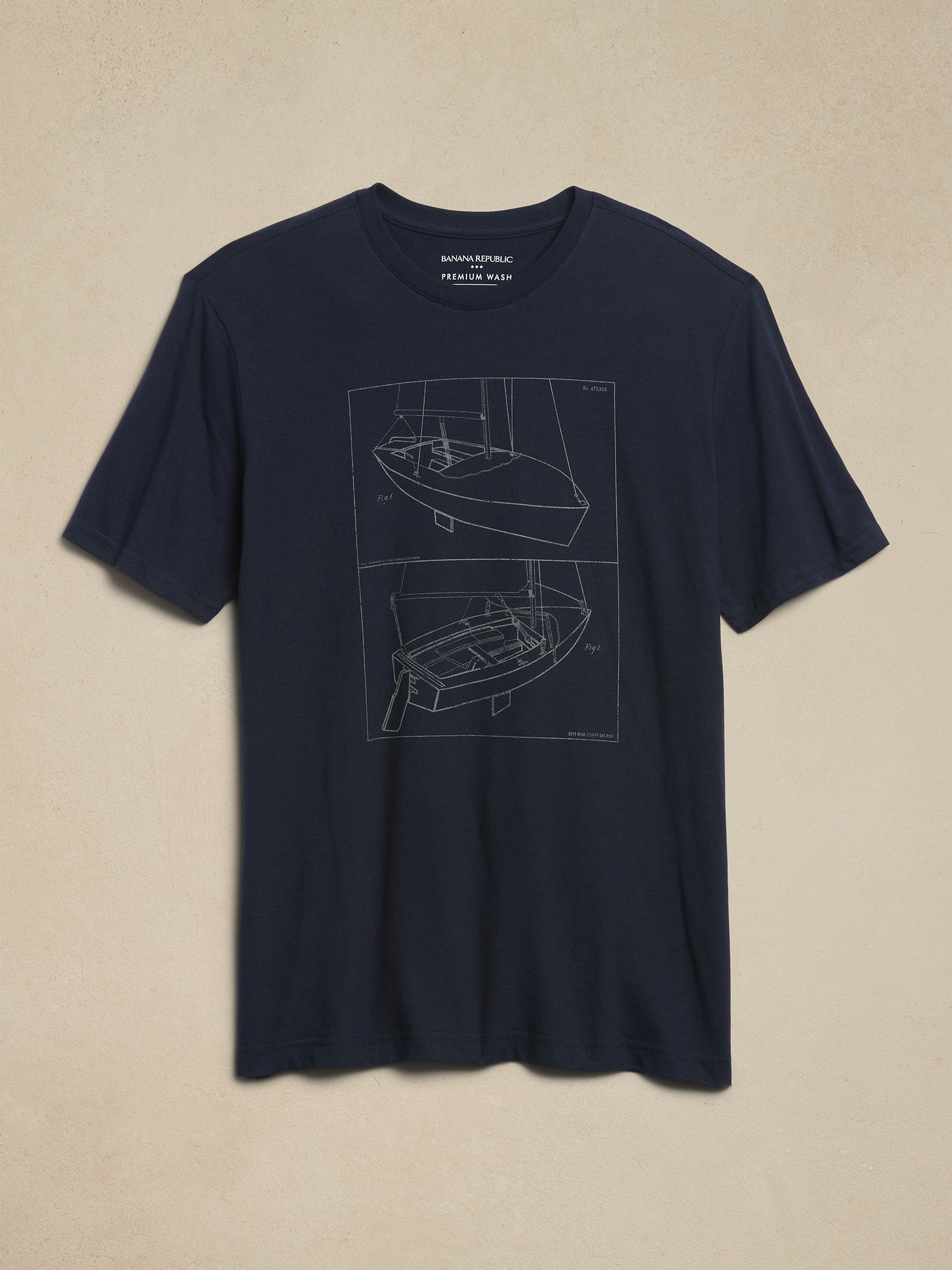 Sailboat Hull Graphic T-Shirt