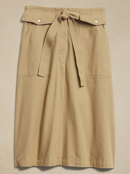 Vida Utility Pocket Midi Skirt