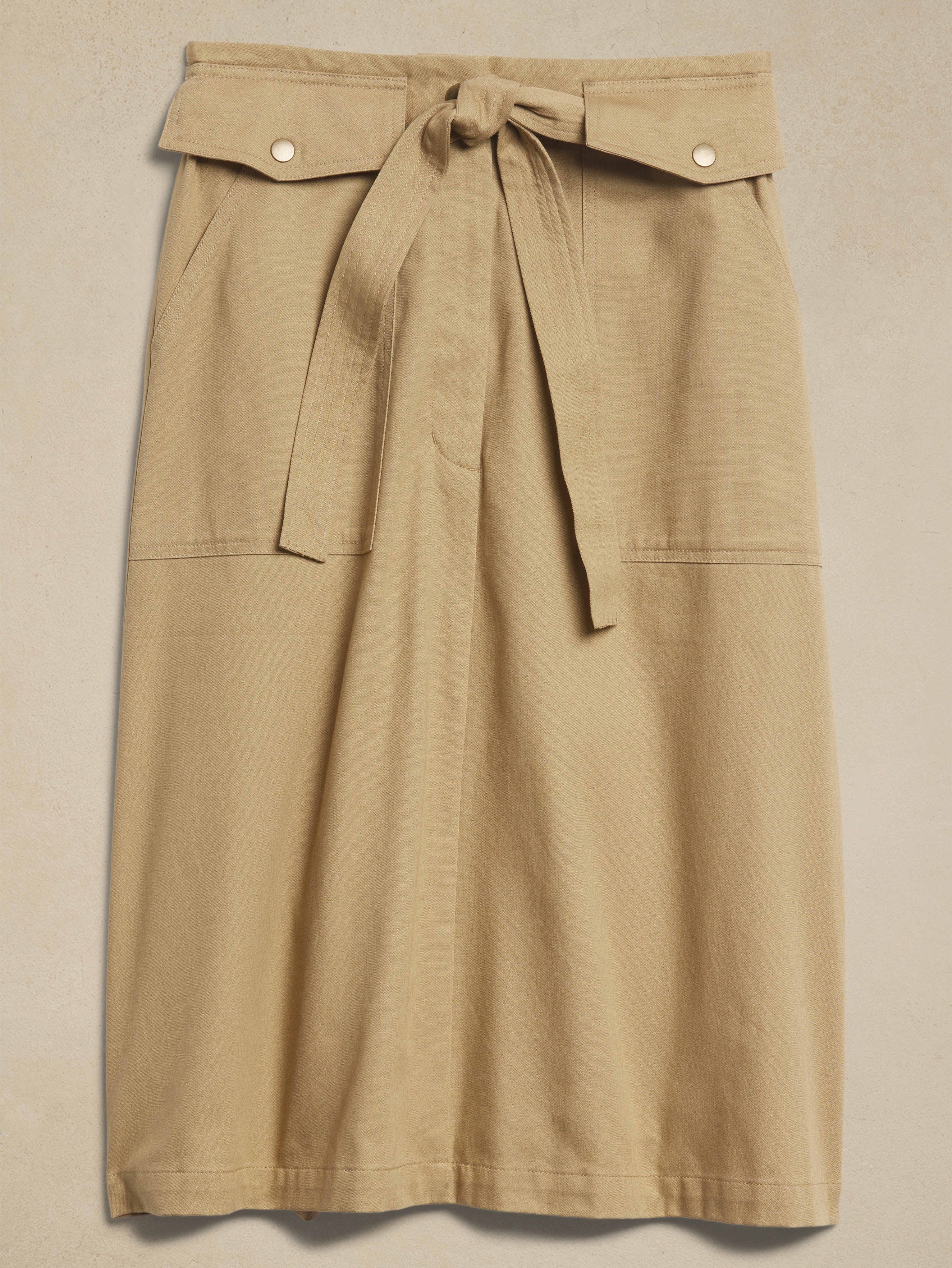 【BAON】Venta Pocket Nylon Banding Midi Skirt cn55020705.png