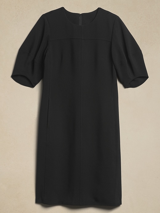 Narrow line Cape Dress – L'AUBE BLANC