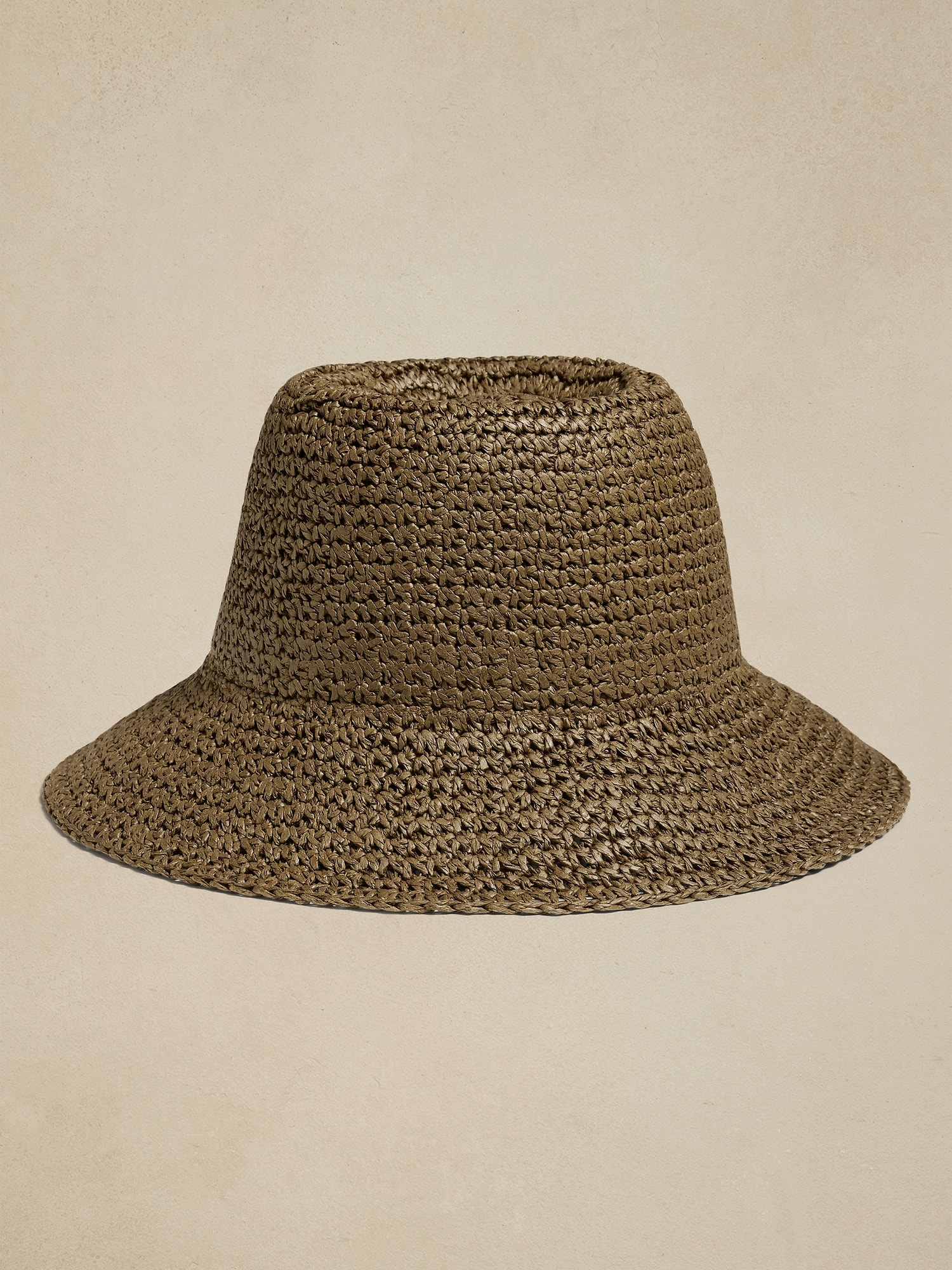 Paper Straw Bucket Hat