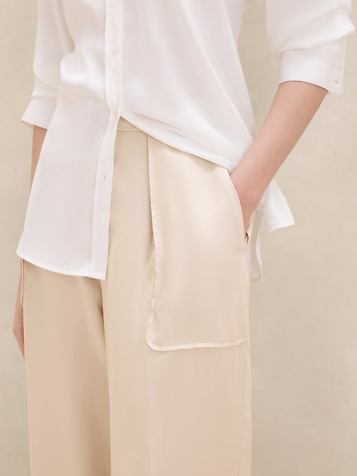 TENCEL™ Wide-Leg Pant | Banana Republic Factory