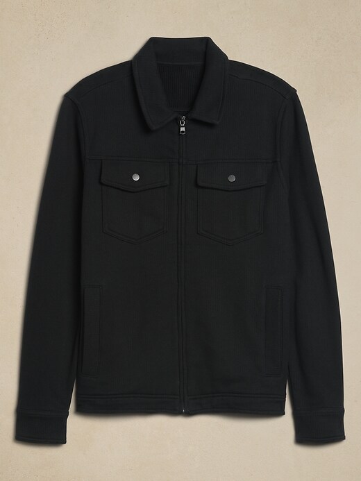 Ribbed Textured Jacket | Banana Republic Factory