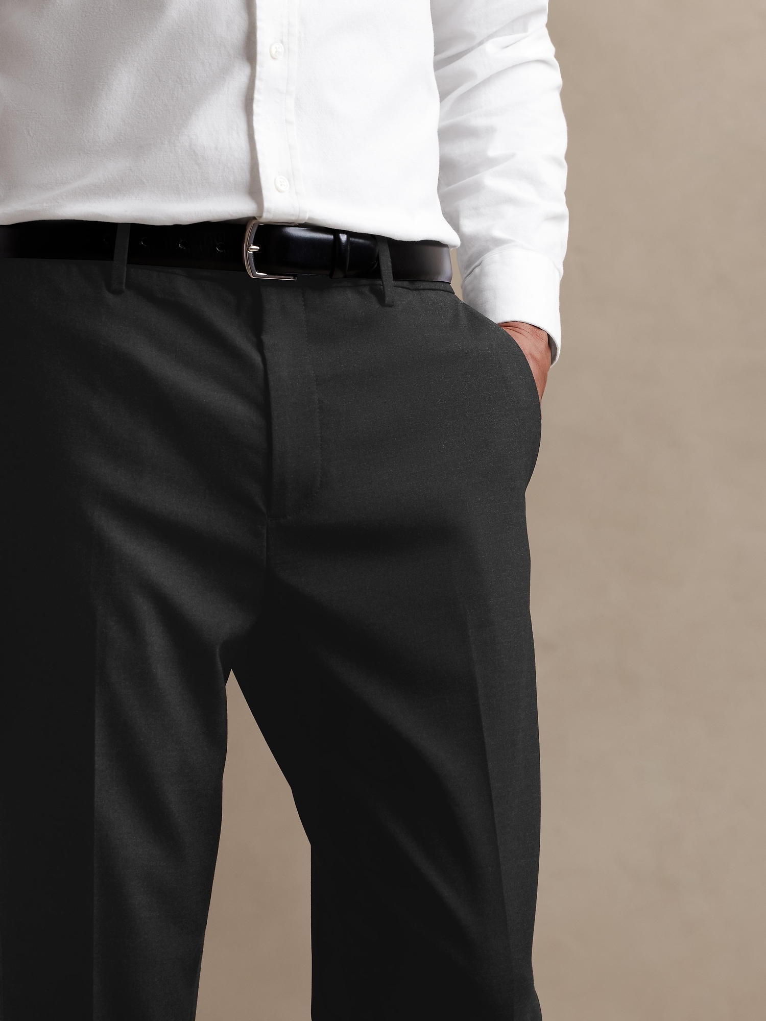 Mens Formal Black Trousers For Mens | Jet Black Formal Trouser For Men