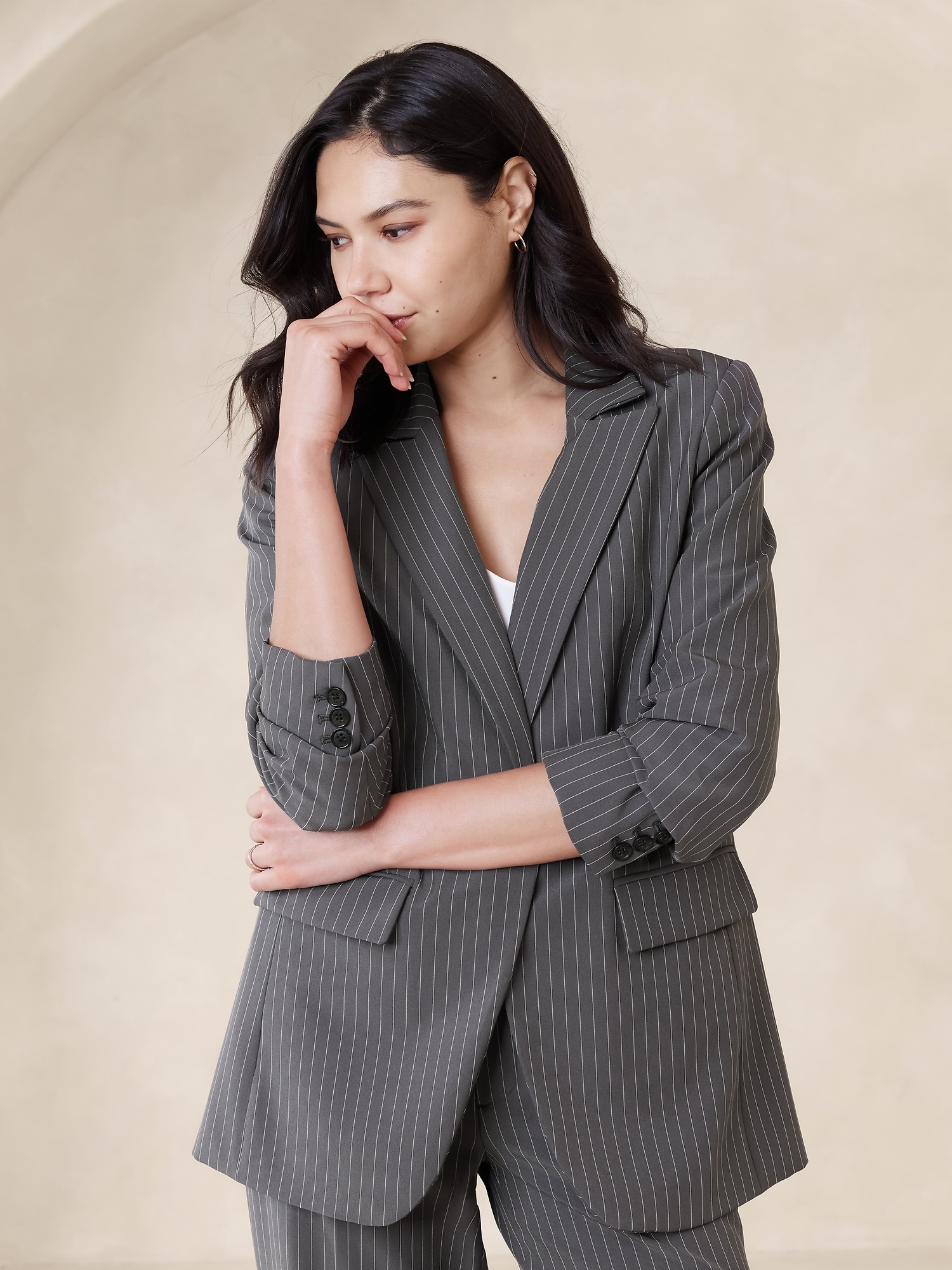 Slim Fit Purple Pinstripe Blazer Suit For Women Perfect For Evening  Parties, Proms, And Office Wear Two Button Tuxedo Set In With Jacket And  Pants From Foreverbridal, $90.46 | DHgate.Com