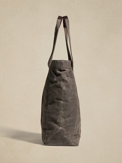 BURPEE Waxed_Canvas_Garden_Tool_Tote Waxed Canvas Heavy-Duty Tote