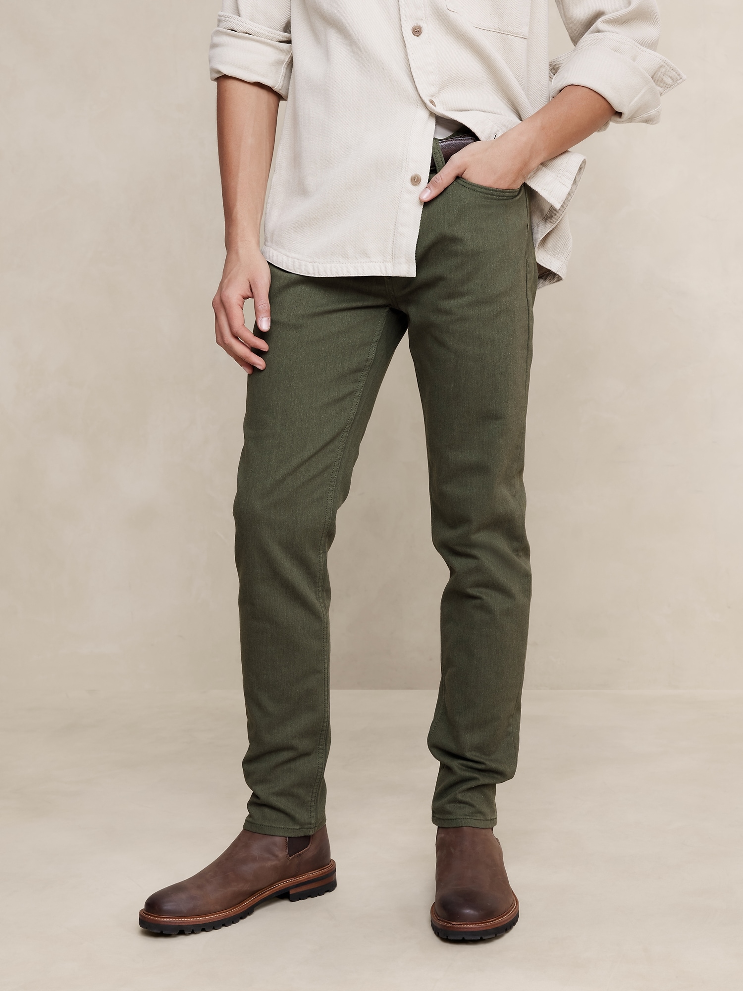 Imperial Shop Online Pantalón slim-fit con bolsillo lateral y detalle de  solapa Sitio web oficial