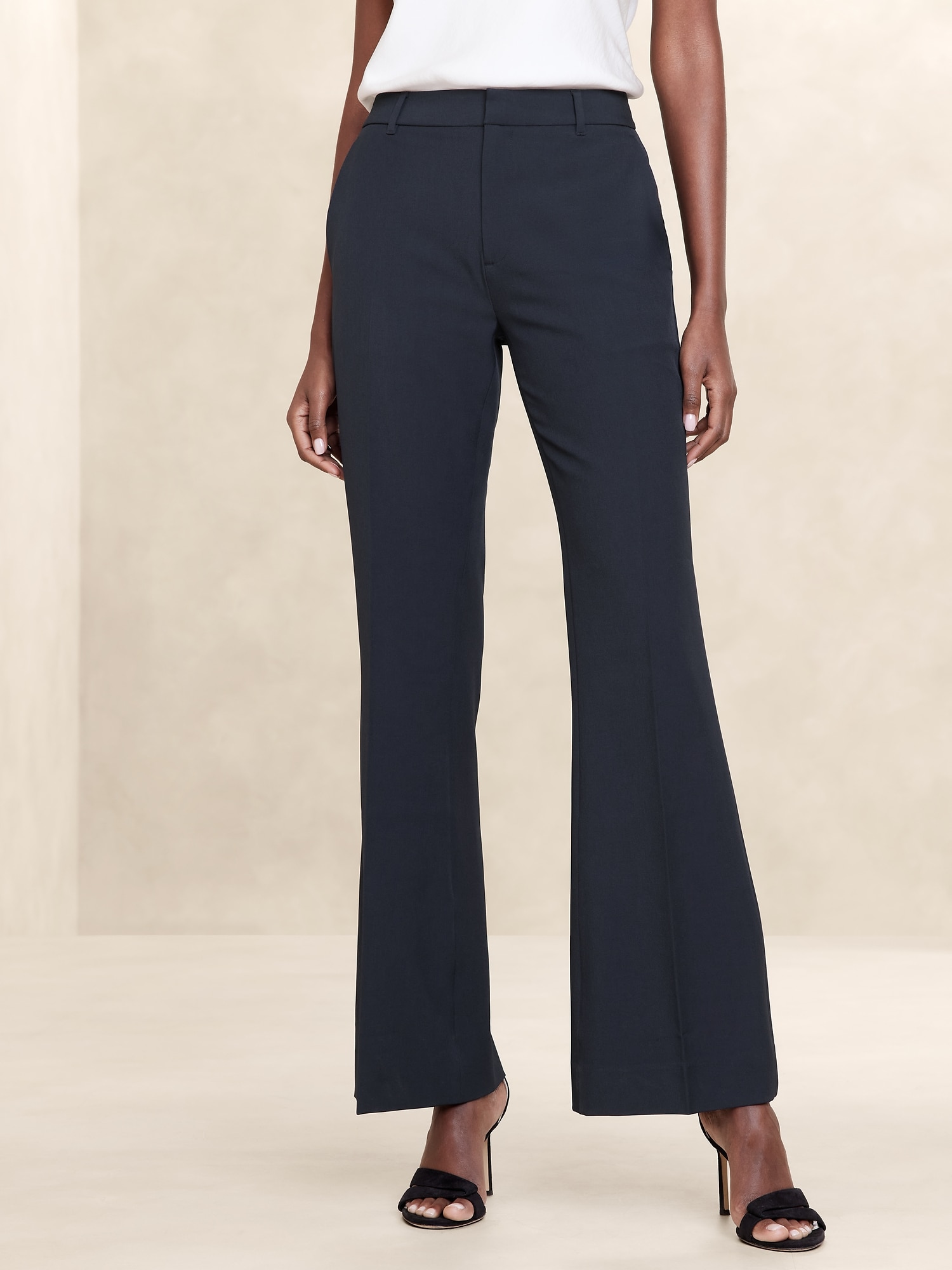 Buy NUSH Womens Printed Bootcut Trousers | Shoppers Stop
