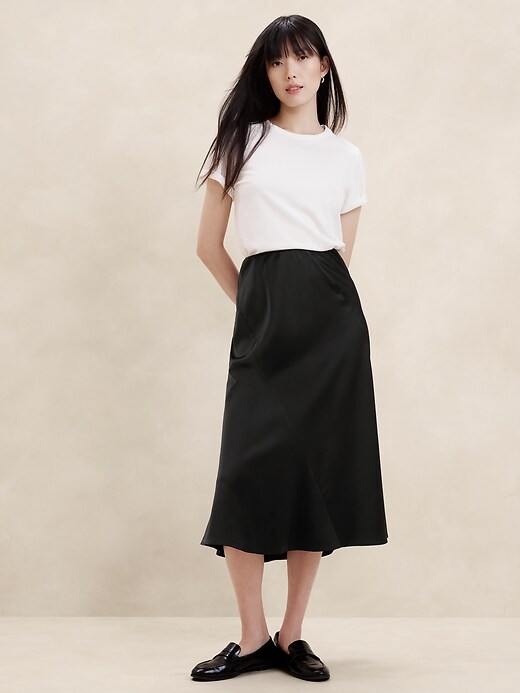 Lurex Midi Sweater Skirt