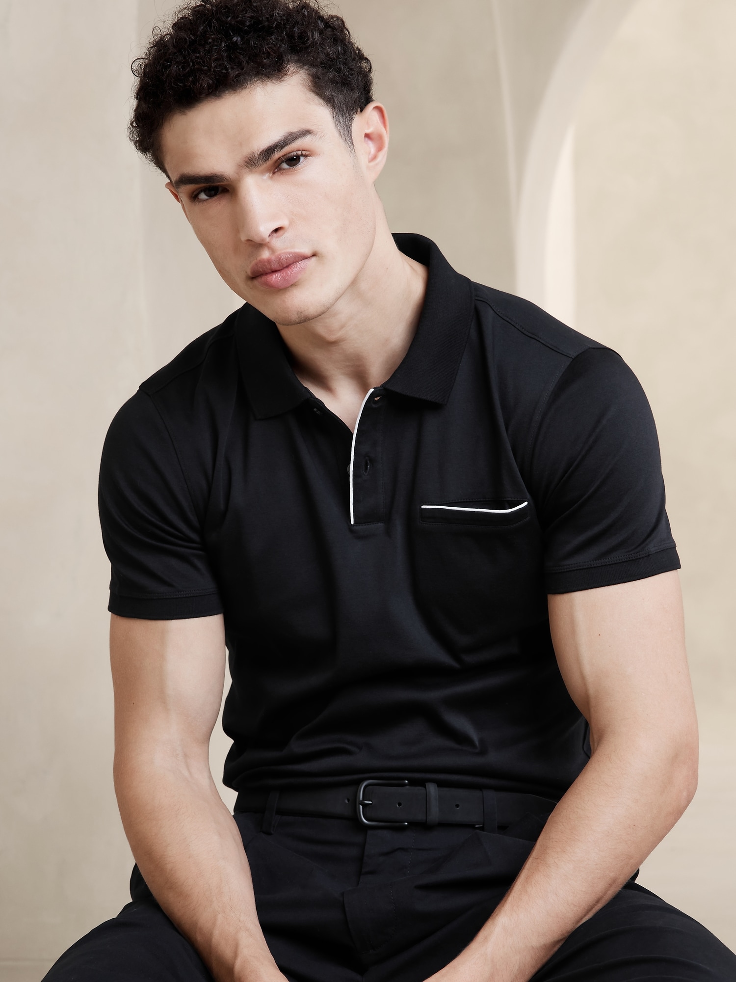 Slim Luxe Touch Polo