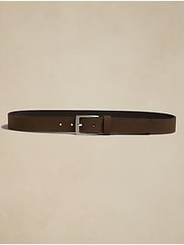 Suede Scored-Edge Belt | Banana Republic Factory