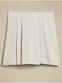 Satin Pleated Skort