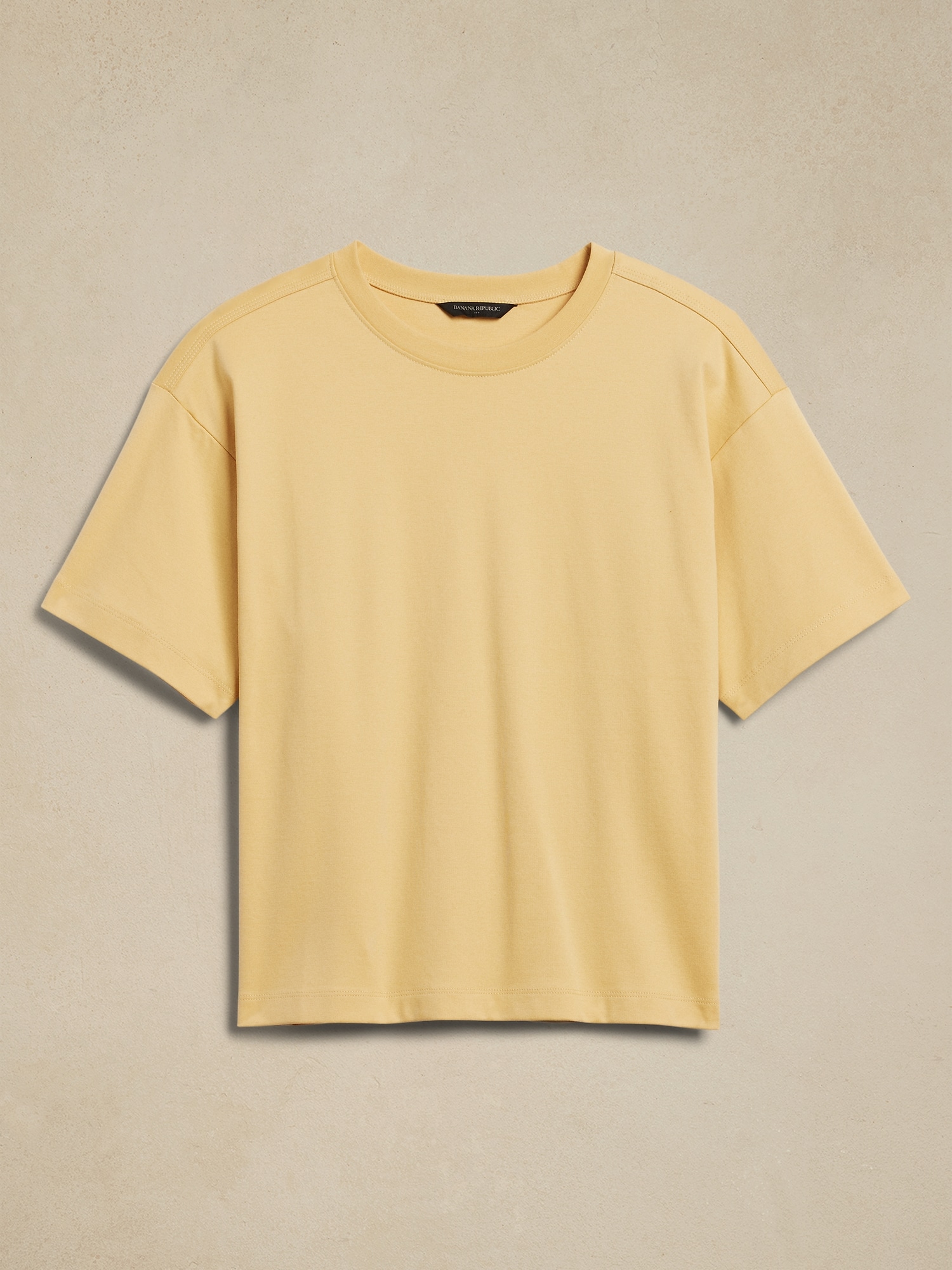 Cotton-Sateen Oversized T-Shirt