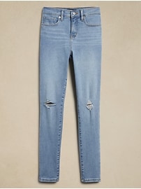 High-Rise Skinny Destructed Jean | Banana Republic Factory