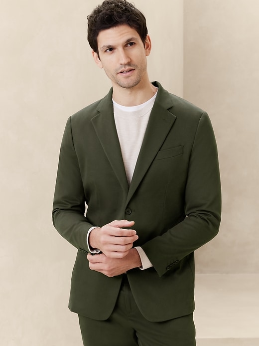 Tailored-Fit Chino Suit Jacket | Banana Republic Factory