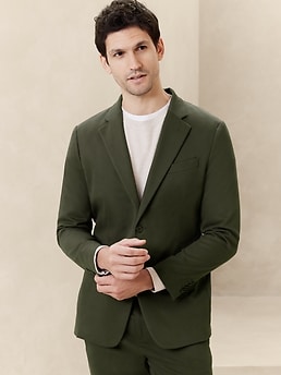 Tailored-Fit Chino Suit Jacket | Banana Republic Factory